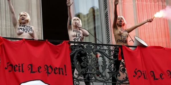Activiste Femen FOTO AFP/Getty Images