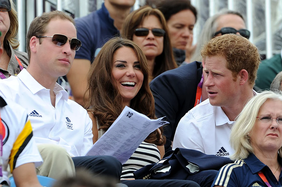Harry, Kate și William, un trio fericit