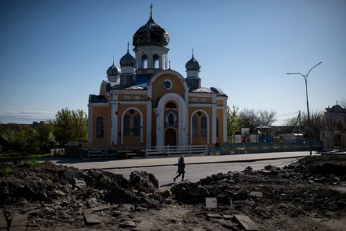 7 de zile de război Ucraina - Rusia malyn. FOTO Gettyimages