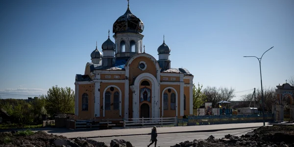 7 de zile de război Ucraina - Rusia malyn. FOTO Gettyimages