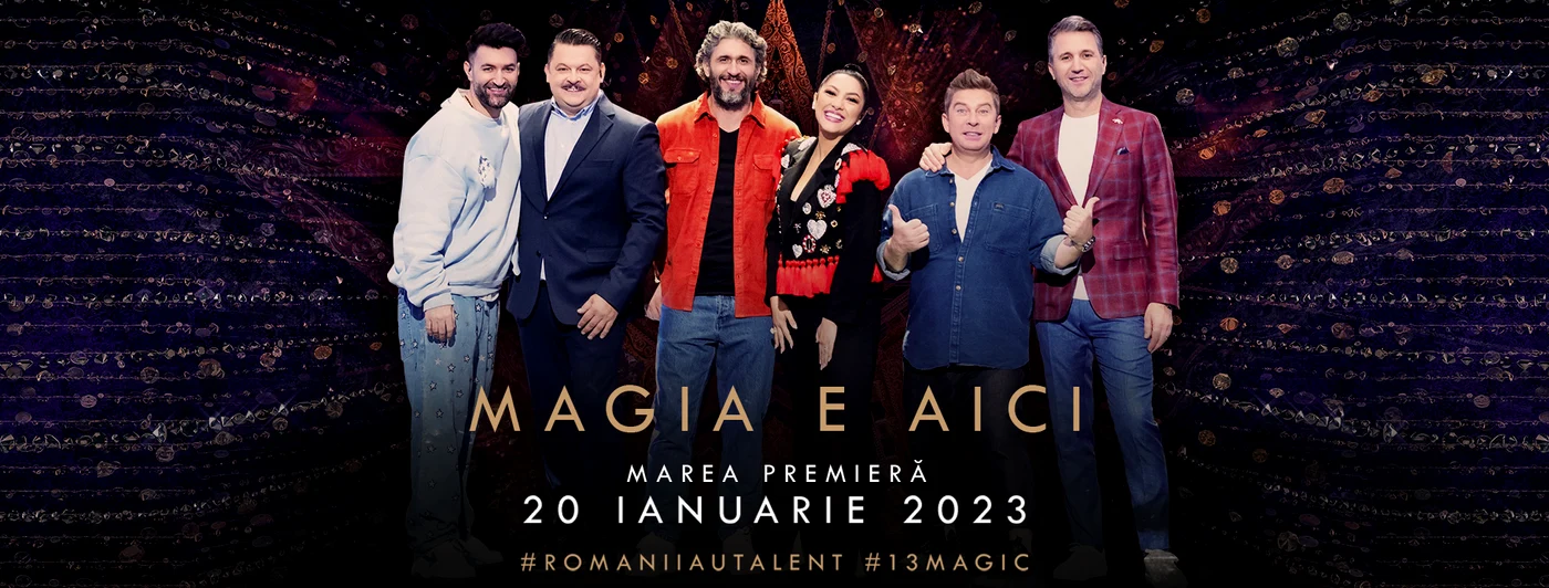 Sezonul 13 „Românii au talent“ începe pe 20 ianuarie 