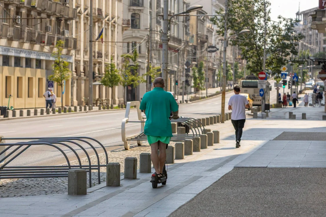 Trotinetele electrice, vizate de un nou regulament. FOTO: Facebook / Primăria Municipiului București