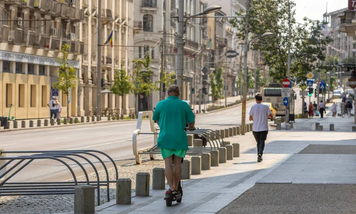 Trotinetele electrice, vizate de un nou regulament. FOTO: Facebook / Primăria Municipiului București