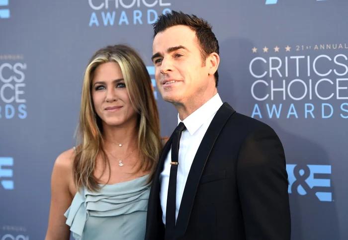 Jennifer Aniston şi Justin Theroux s-au căsătorit în 2015, după o relaţie de 4 ani FOTO AP