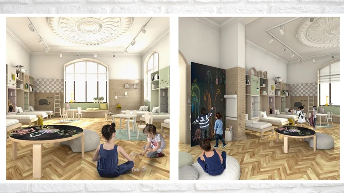 Saloanele în care copiii își petrec orele de odihnă