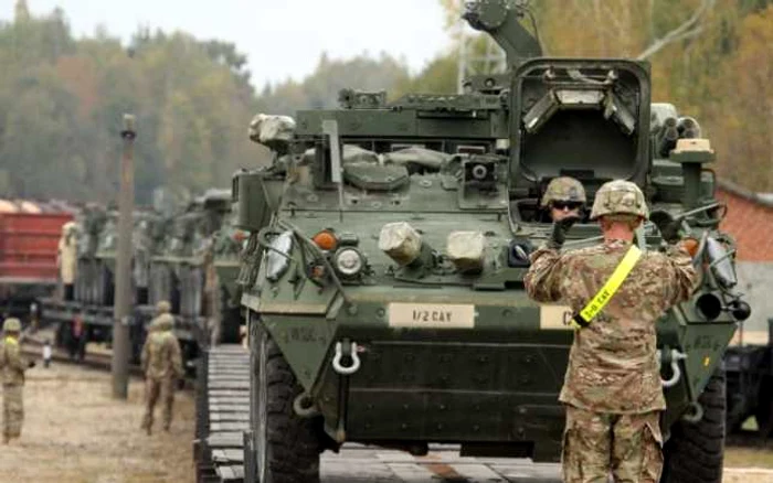 Operaţiunea militară „Atlantic Resolve” a Alianţei a fost extinsă în România şi Bulgaria FOTO AP