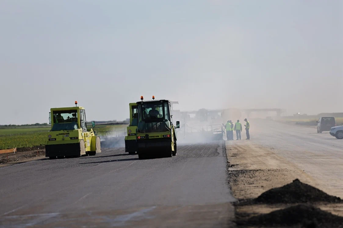Șantierul Autostrăzii Moldovei FOTO: Arhivă