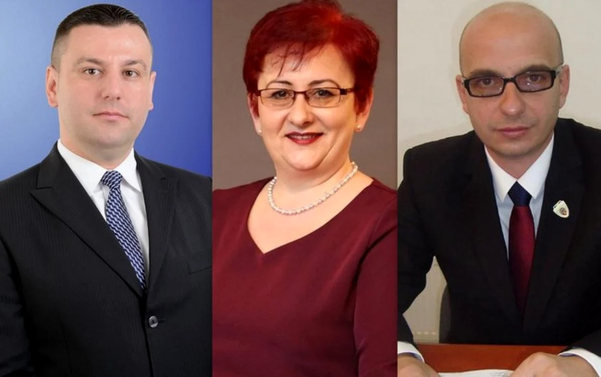 Dan Marinescu, Angela Stoica şi Cristian Merişanu.