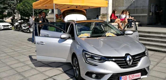 Maşină pe care se testează anumite tipuri de sistem automat de conducere. FOTO: Remus Florescu