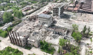 Ceasiv Iar bombardat de ruși FOTO PROFIMEDIA