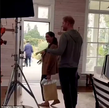 Meghan Markle și Harry într-un cadru din noul show Netflix