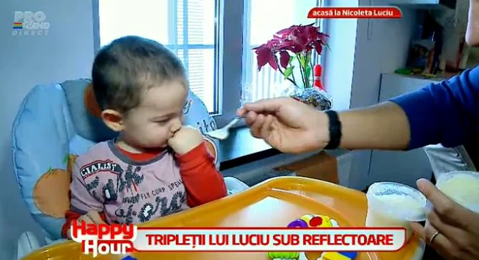 Catalin Maruta a avut grija de tripletii Nicoletei Luciu