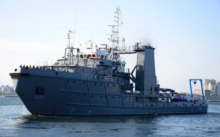 Nava maritimă hidrografică (NMH) „Alexandru Cătuneanu” FOTO Forţele Navale