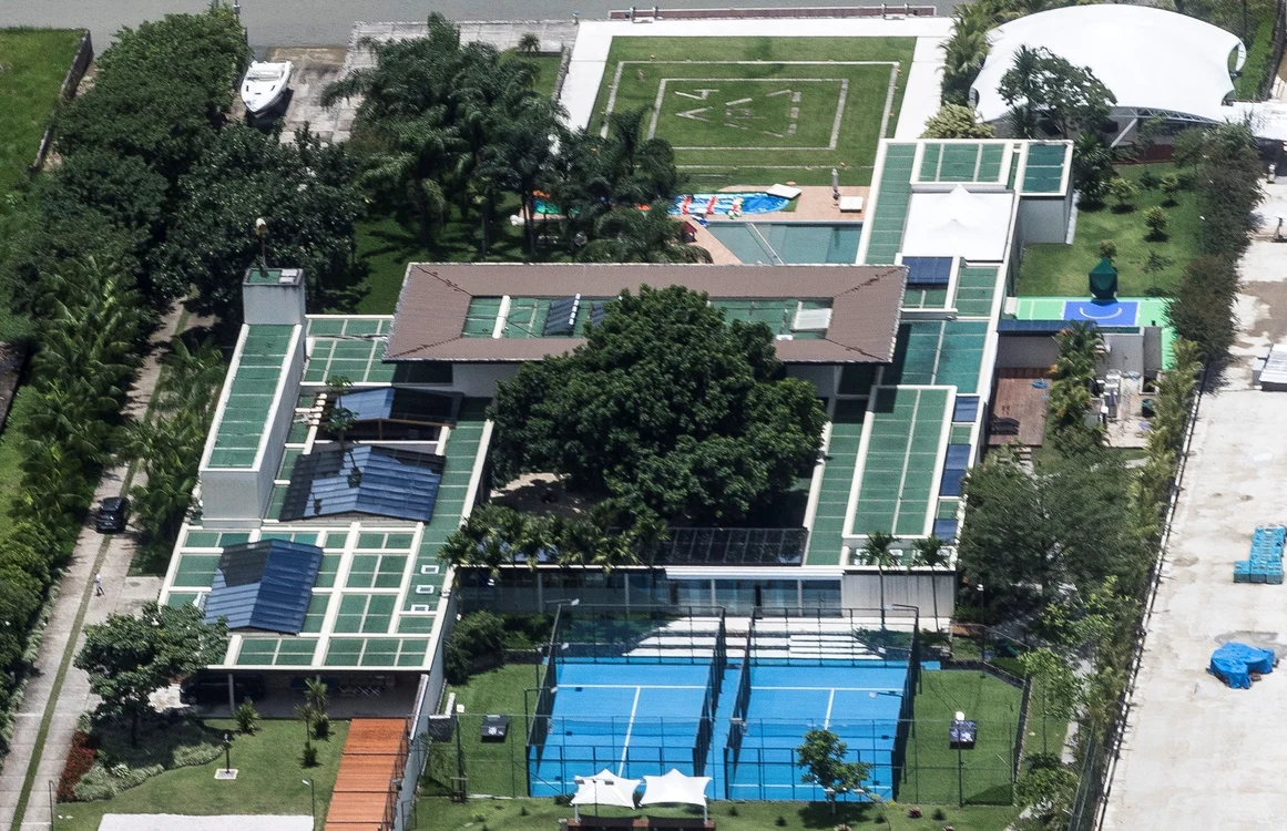 Domeniul din Mangaratiba al lui Neymar, unde se pare că va vea loc petrecerea