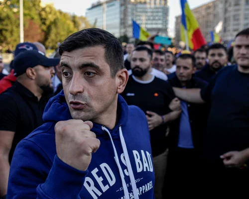 George Simion protest AUR Piața Victoriei FOTO Inquam Photos Octav Ganea (1) jpg