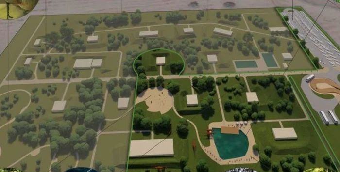 Așa va arăta parcul din Pecica, din județul Arad / foto: buletindetimisoara.ro