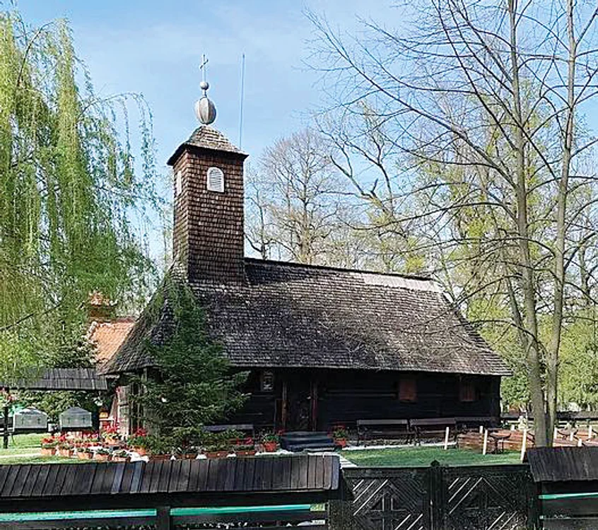 Aşa arăta  biserica  de lemn. FOTO: Facebook CJ Timiş