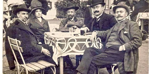 Anturajul de elită cu care petrecea Caragiale: Delavrancea, Vlahuţă, Coşbuc și Macedonski jpeg
