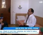 Gigel Frone se gospodăreşte singur în camera de hotel în care locuieşte