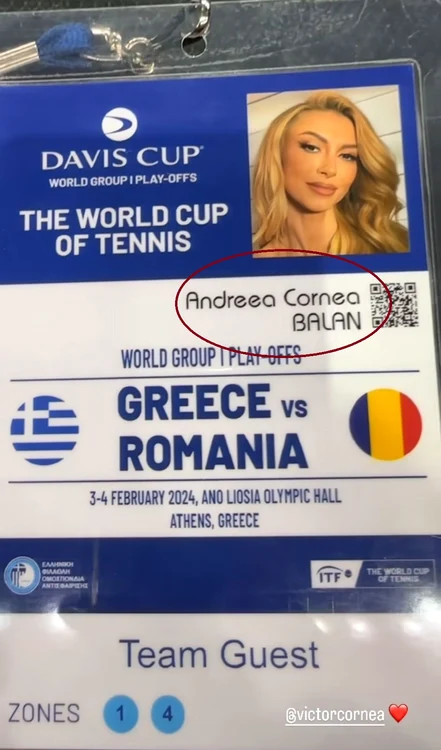 Fotografia postată de Andreea Bălan pe InstaStory