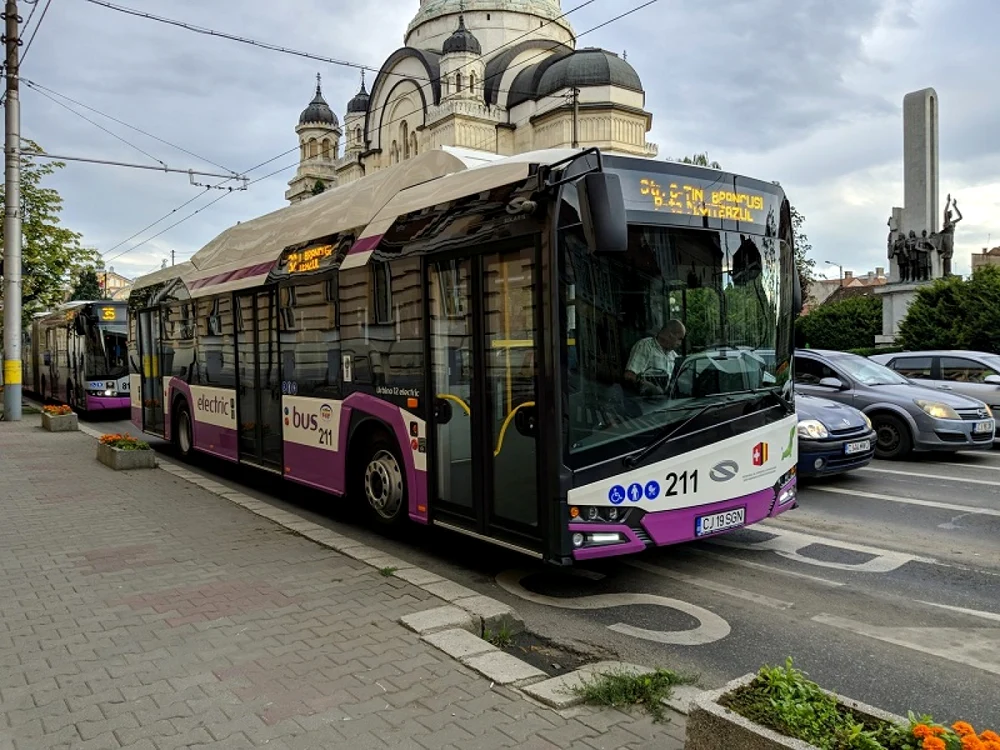 autobuz electric cluj foto andrei pintea