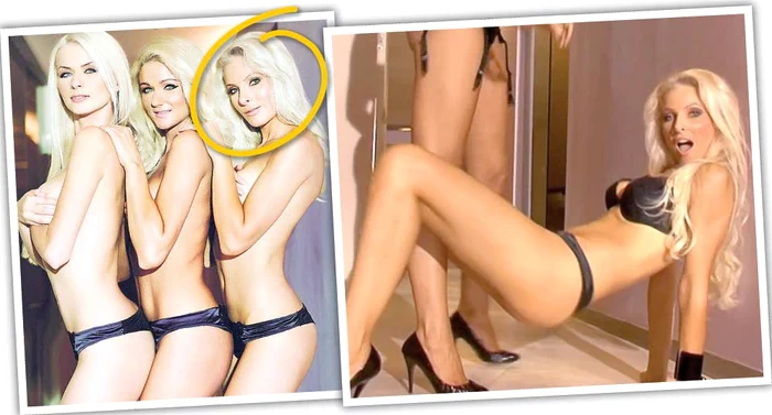 Acum 6 ani, Elena (dreapta) poza într-o revistă pentru bărbaţi alături de colegele din trupa Rallsa