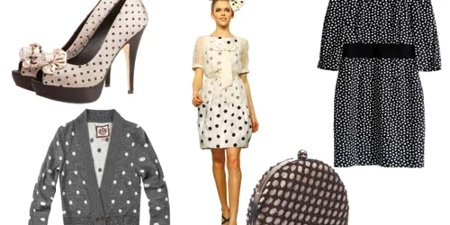 Imprimeurile cu buline au dominat podiumul. Shopping realizat  de Monica  Georgescu