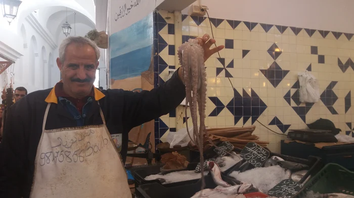 Piața de pește din Tunis