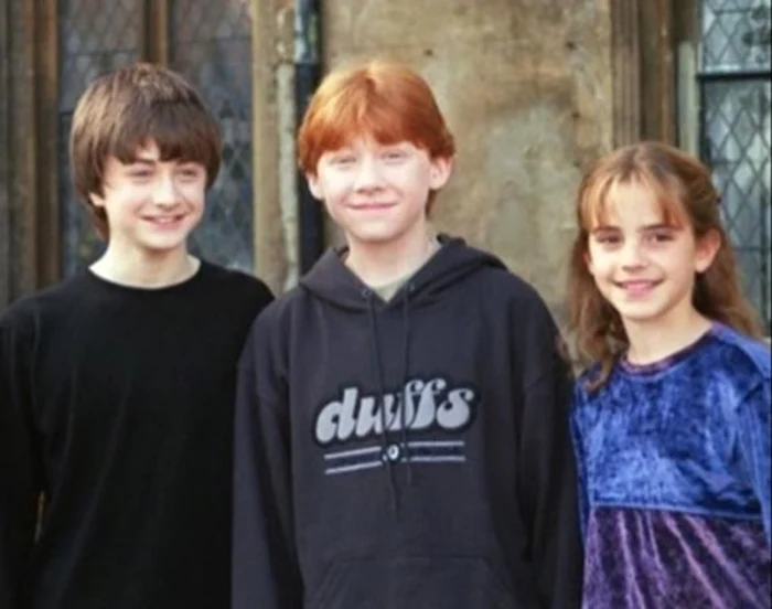 
    Daniel Radcliffe, Rupert Grint și Emma Watson la începuturifoto: Instagram  