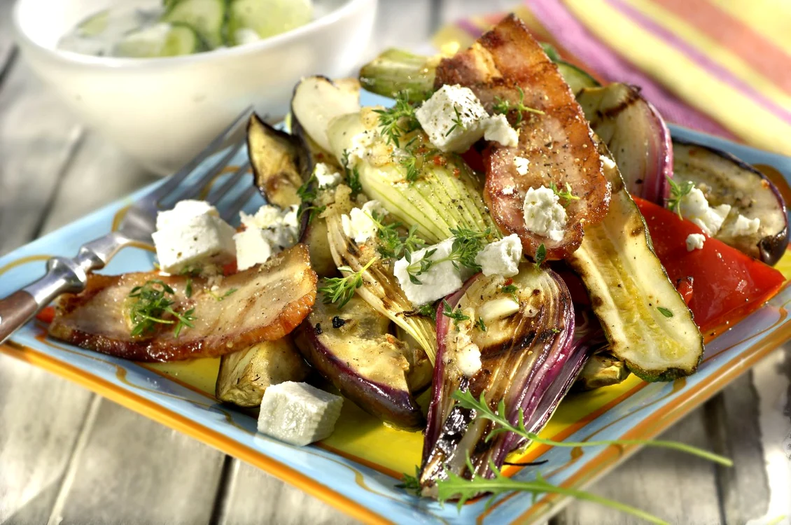 Grilled Vegetables with Feta Cheese jpeg