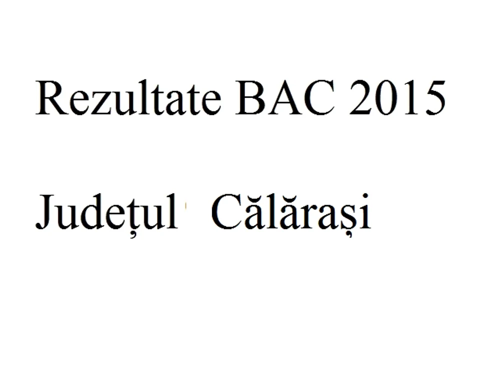 
    Edu.ro Rezultate Bacalaureat 2015 Călărașifoto: click.ro  