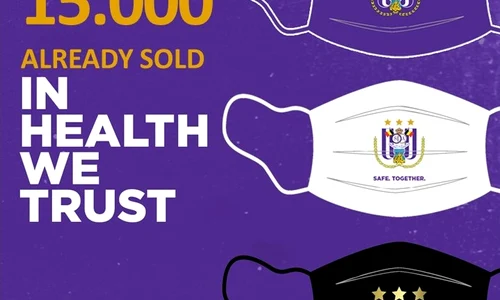 Și Anderlecht Bruxelles va vinde măști în culorile sale jpeg
