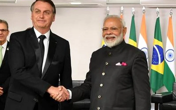 Preşedintele Braziliei, Jair Bolsonaro şi premierul Indiei, Narendra Modi