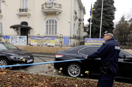 Plicuri suspecte la Ambasada Ucrainei FOTO Inquam Photos George Călin