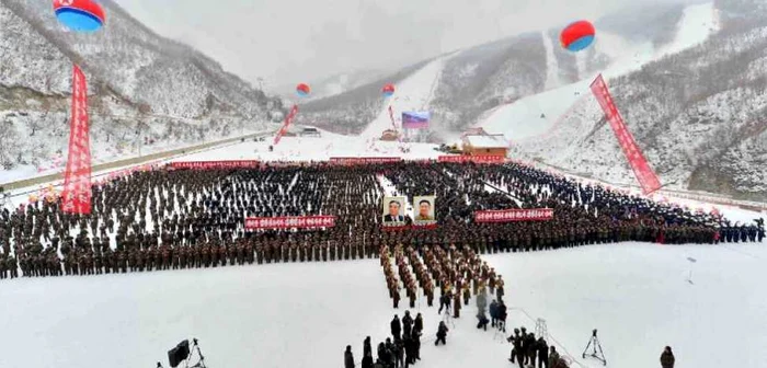 Paradă din Coreea de Nord