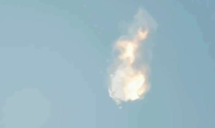Nava Spacex a Starship a explodat (Foto: captură video)