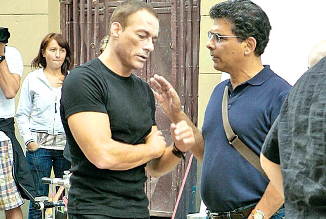 Van Damme a  filmat la Jilava