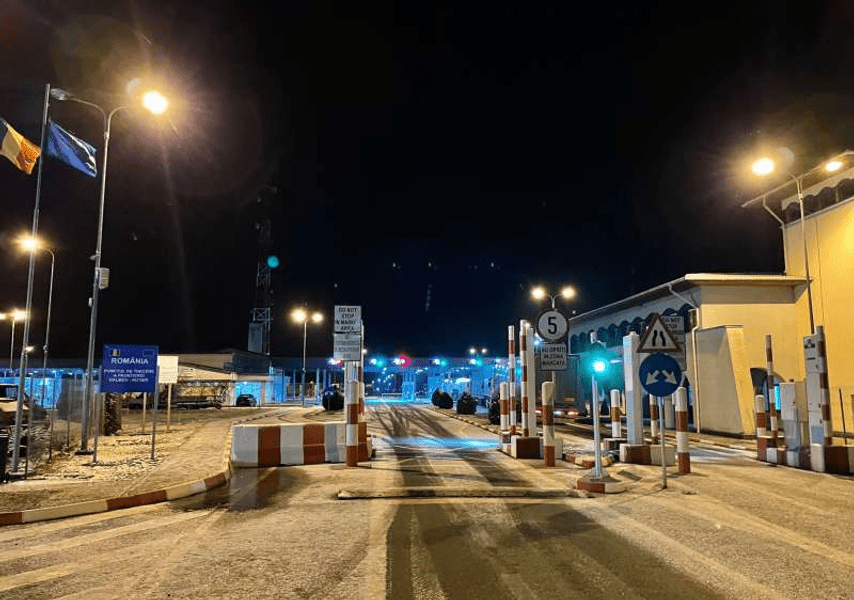 Vama Halmeu de la frontiera cu Ucraina a rămas fără curent electric 