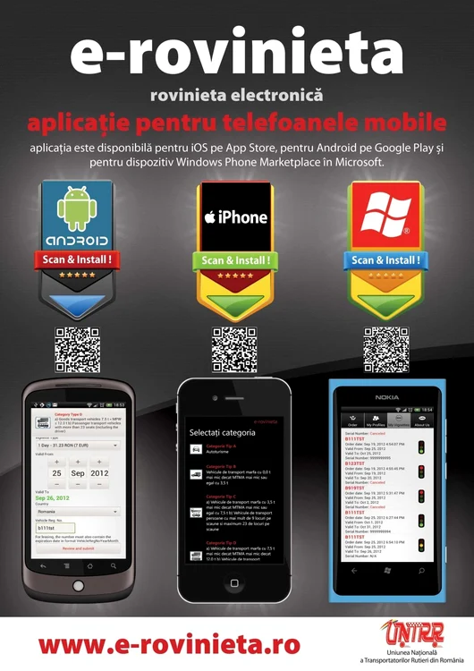 e-rovinieta, facilitate pentru şoferi