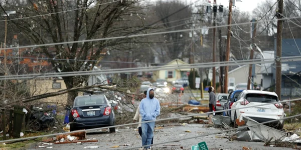 Distrugeri tornada Kentucky America SUA 11 decembrie 2021 FOTO AFP