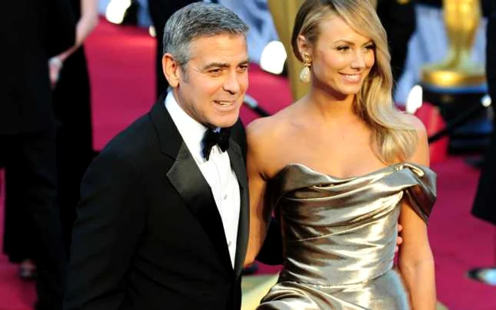 george clooney si stacy keibler foto AFP