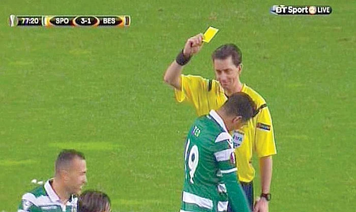 Aventura  s-a încheiat cu un  cartonaş galben