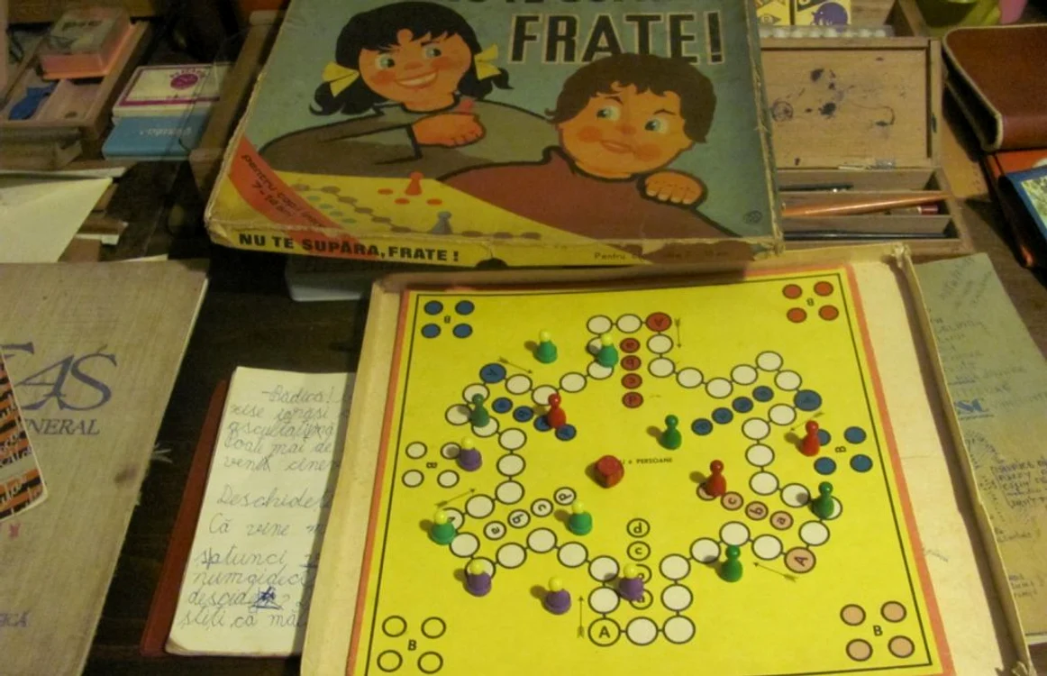 Jocul "Nu te supăra, frate" de la Muzeul Comunismului din Timişoara FOTO Ştefan Both