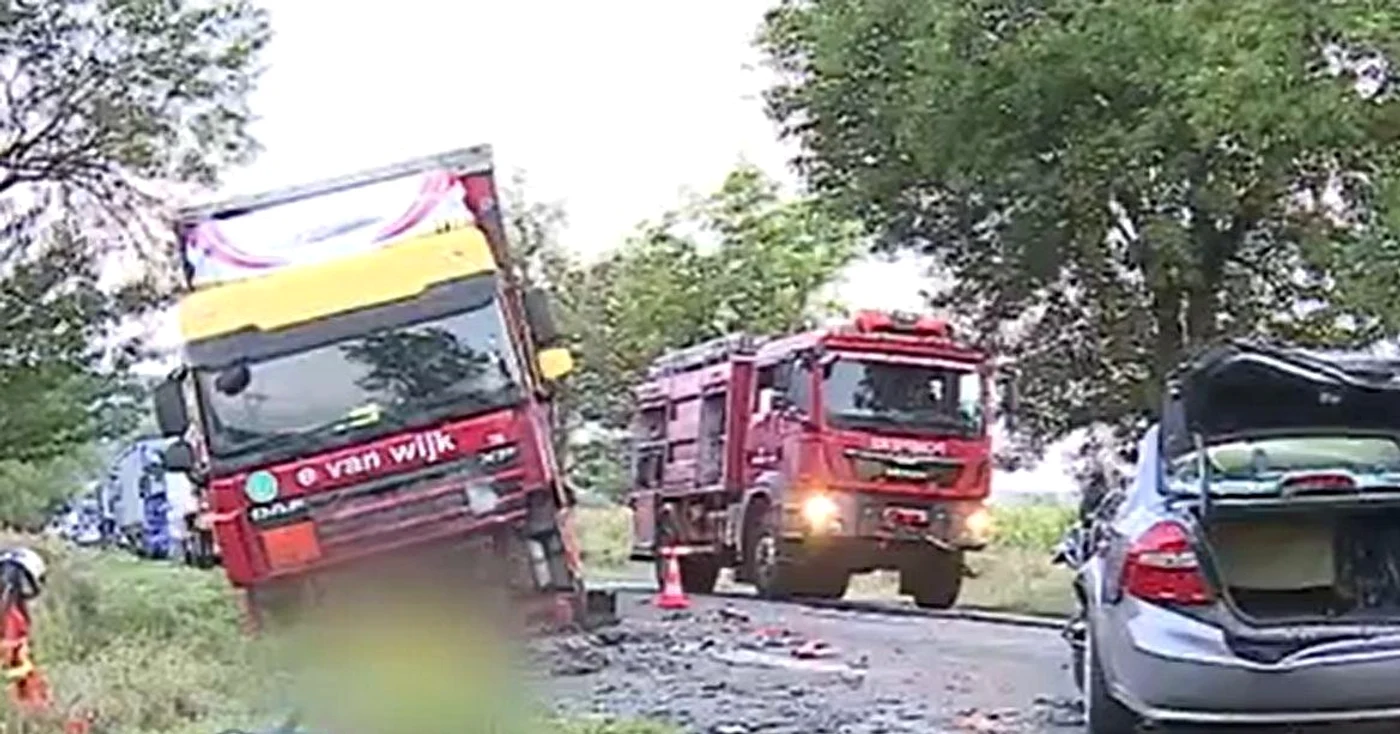 Tragedia s-a petrecut în jurul orei 19:30, pe drumul judeţean 151D, între localitățile Ilieni și NicoleștiFoto: observatornews.ro