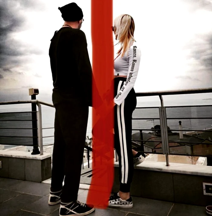 Poza sugestivă postată de Walter împreună cu mesajul despre divorţ