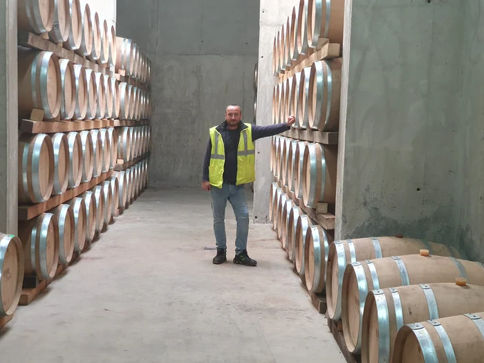 La crama din Urlați se desăvârșește vinul. FOTO: Adrian Popescu