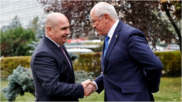 Ilie Bolojan și Alexandru Munteanu au avut o întrevedere la București. FOTO: Gov.ro