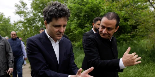 Daniel Băluță și Nicușor Dan. FOTO Inquam Photos / George Călin