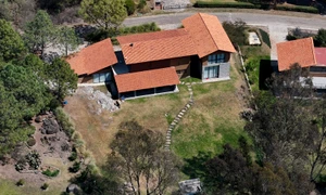 Vedere aeriană a casei în care se afla baronul drogurilor "El Mencho" înainte de a fi capturat FOTO Profimedia