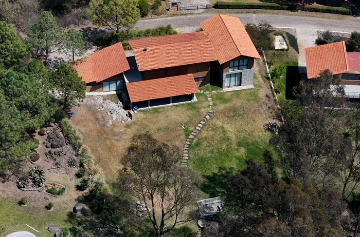 Vedere aeriană a casei în care se afla "El Mencho" înainte de a fi capturat FOTO 